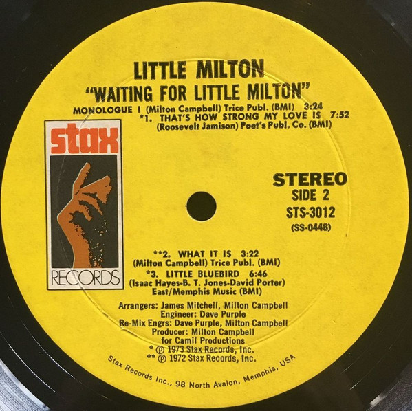 Little Milton - Waiting For Little Milton (LP, Album)