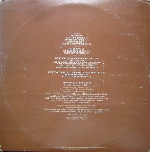 B.B. King & Bobby Bland - Together For The First Time... Live (2xLP, Album, San)