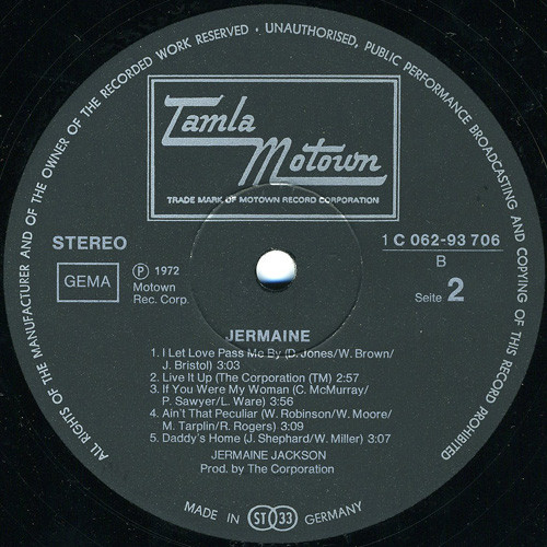 Jermaine Jackson - Jermaine (LP, Album)