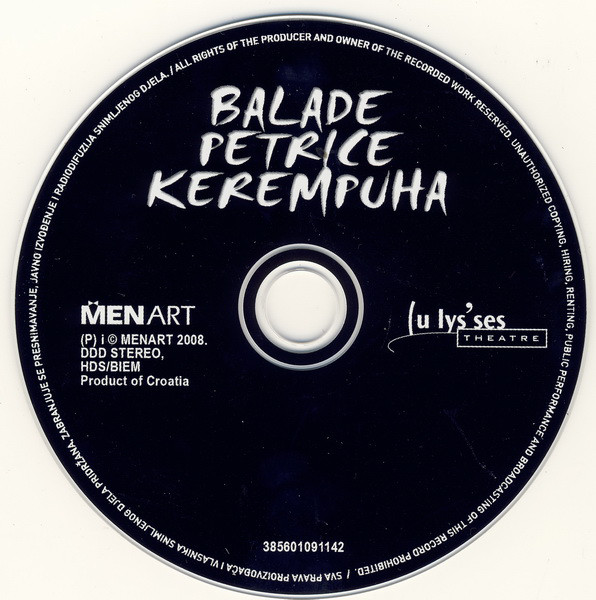 Darko Rundek - Balade Petrice Kerempuha (CD, Album)