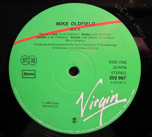 Mike Oldfield - QE2 (LP, Album, RP)