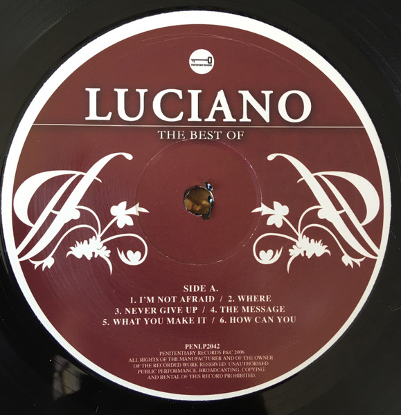 Luciano (2) - The Best Of (LP, Comp)