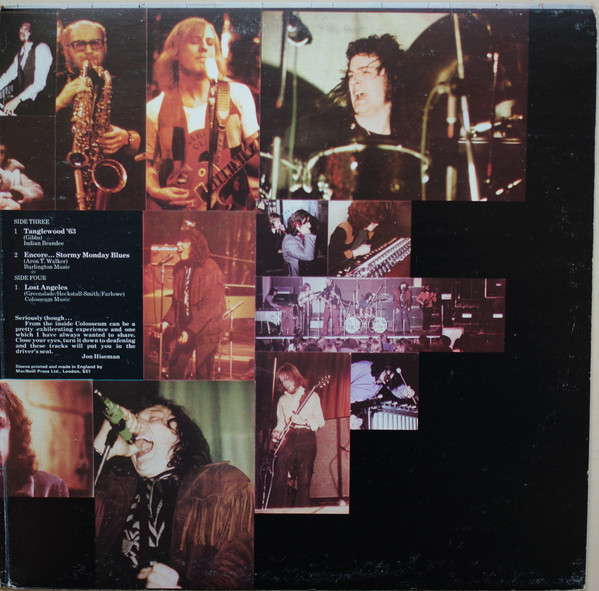 Colosseum - Colosseum Live (2xLP, Album, RE, Gat)