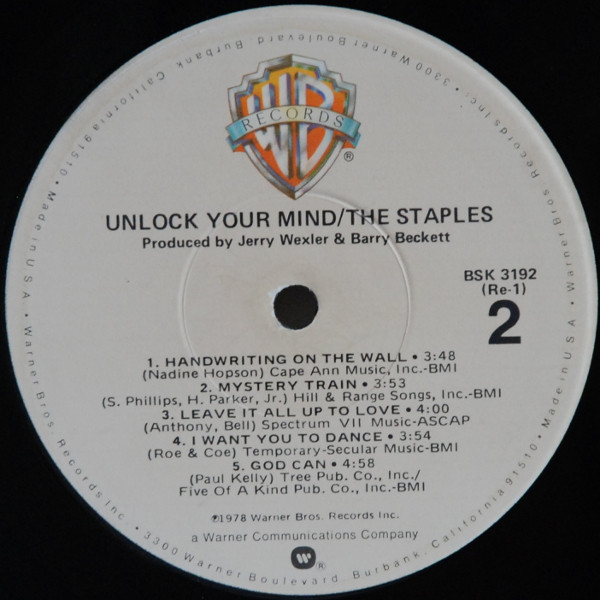 The Staples - Unlock Your Mind (LP, Album, Win)