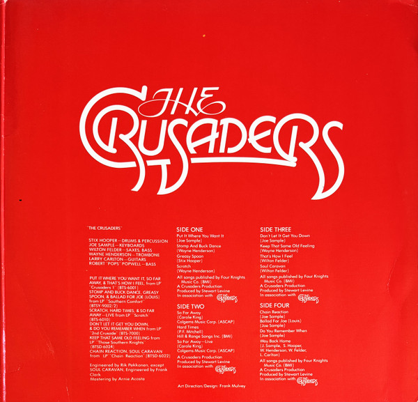 The Crusaders - The Best Of The Crusaders (2xLP, Comp)