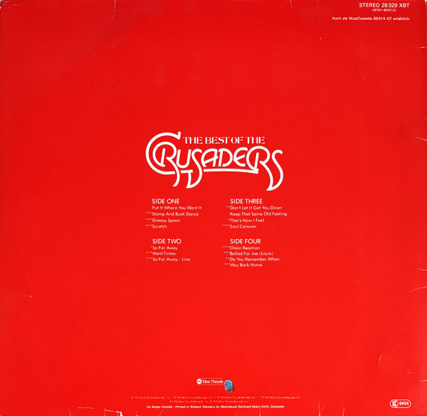 The Crusaders - The Best Of The Crusaders (2xLP, Comp)