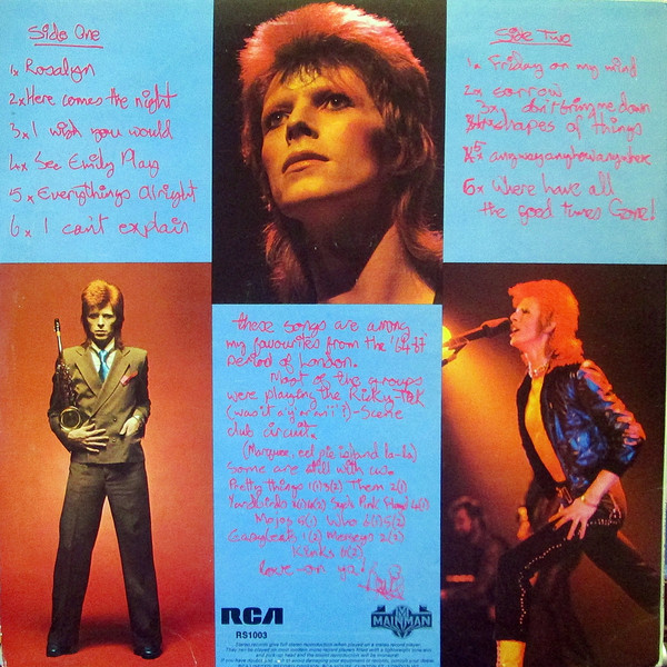 Bowie* - Pinups (LP, Album, Can)