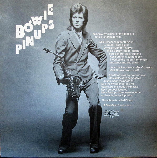 Bowie* - Pinups (LP, Album, Can)