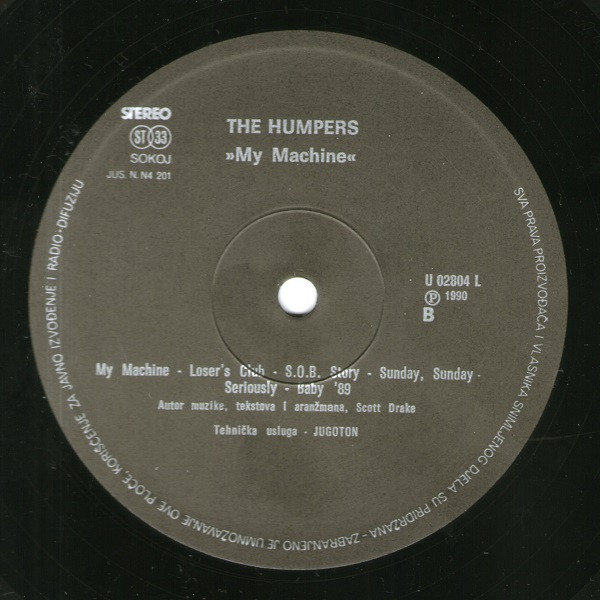 The Humpers - My Machine (LP, Album)