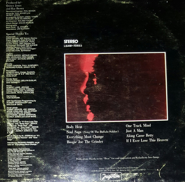 Quincy Jones - Body Heat (LP, Album)
