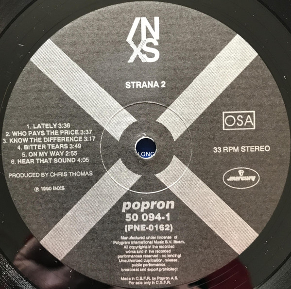 INXS - X (LP, Album)