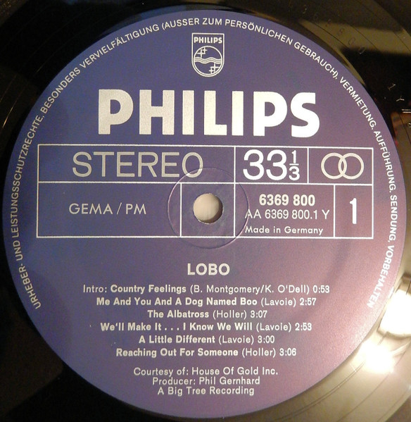 Lobo (3) - Lobo (LP, Album, Gat)