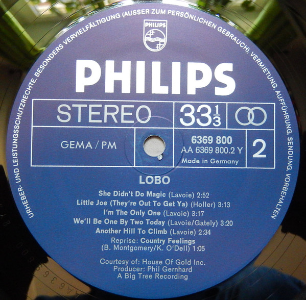 Lobo (3) - Lobo (LP, Album, Gat)