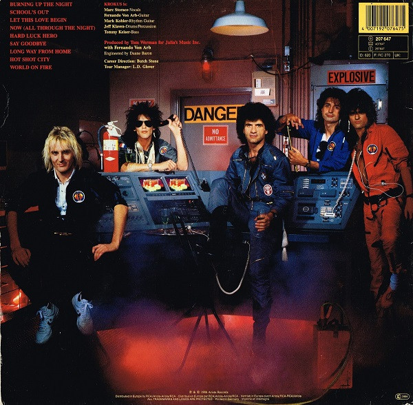 Krokus - Change Of Address (LP, Album)