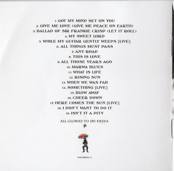 George Harrison - Let It Roll: Songs By George Harrison (CD, Comp, RM, Cin)