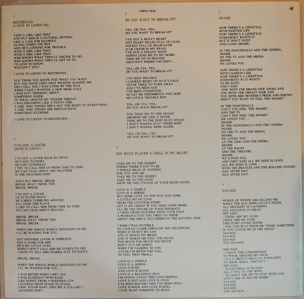 Eurythmics - Savage (LP, Album)