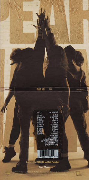 Pearl Jam - Ten (Dig + CD, Album, RE, RM + CD, Album, RM)