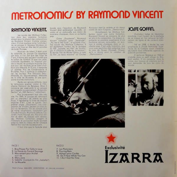 Raymond Vincent - Metronomics (LP)