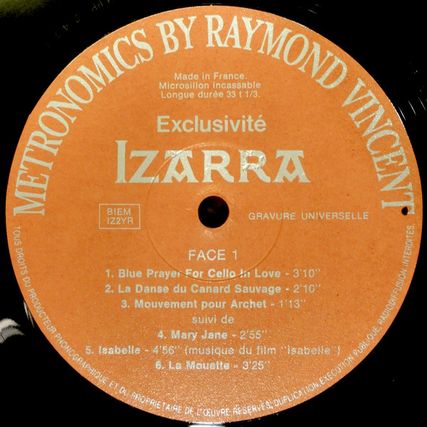 Raymond Vincent - Metronomics (LP)