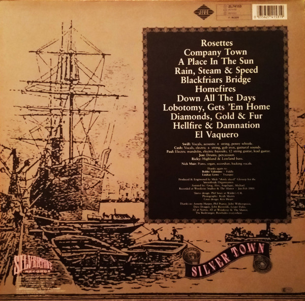 The Men They Couldn't Hang - Silver Town (LP, Album, Gat)