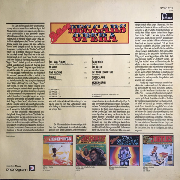 Beggars Opera - Reflection (LP, Comp)
