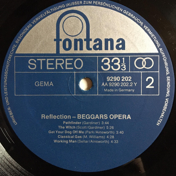 Beggars Opera - Reflection (LP, Comp)