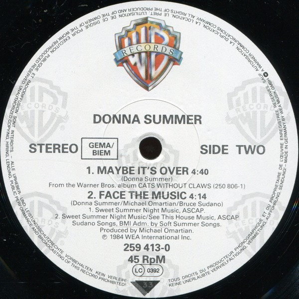 Donna Summer - There Goes My Baby (12
