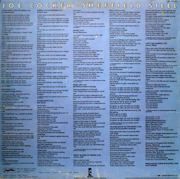 Joe Cocker - Sheffield Steel (LP, Album)