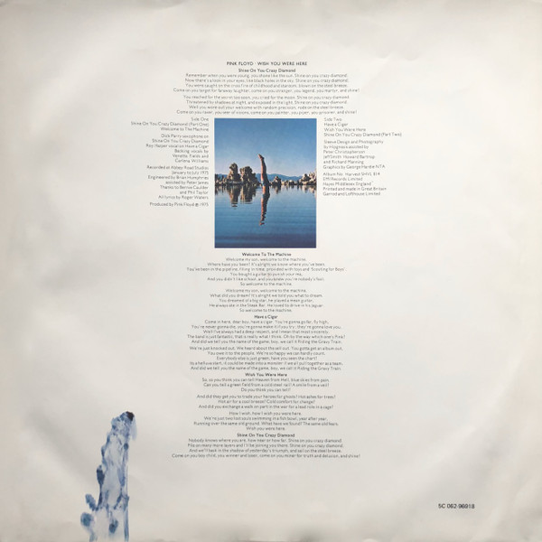 Pink Floyd - Wish You Were Here (LP, Album, Ltd, RE, Blu)