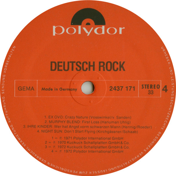 Various - Deutsch Rock (2xLP, Comp)