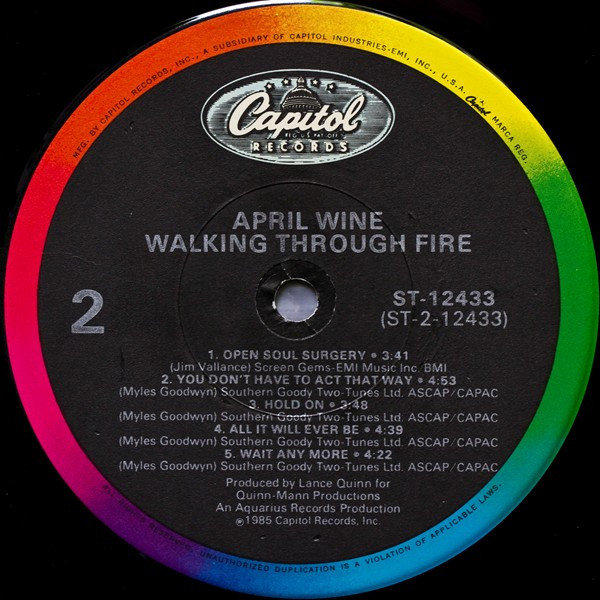 April Wine - Walking Through Fire (LP, Album)