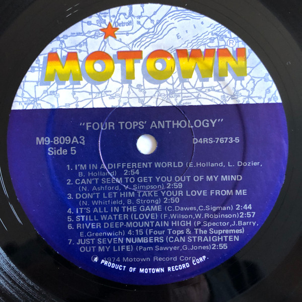 Four Tops - Anthology (3xLP, Comp, Tri)