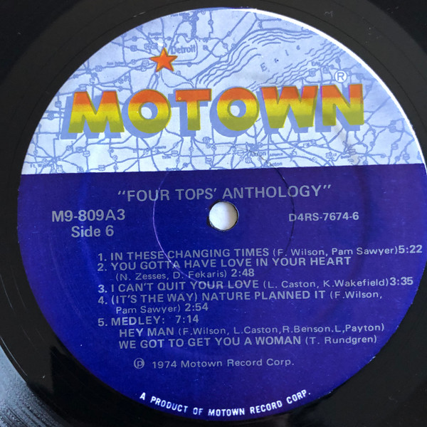 Four Tops - Anthology (3xLP, Comp, Tri)