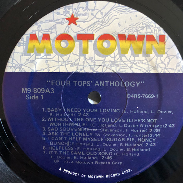 Four Tops - Anthology (3xLP, Comp, Tri)