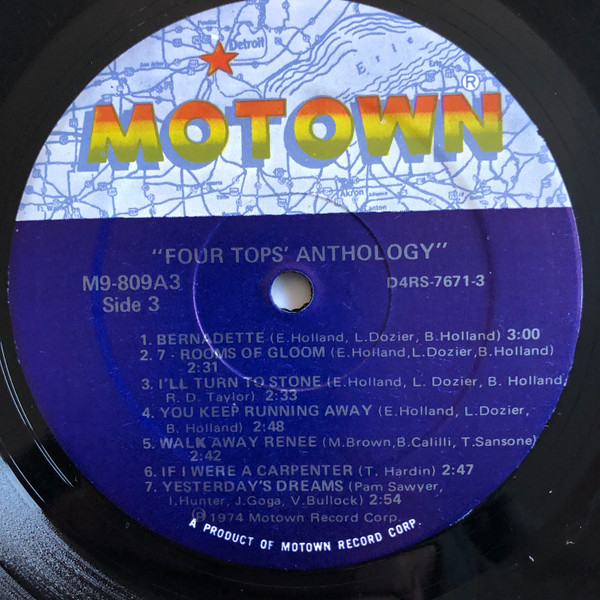 Four Tops - Anthology (3xLP, Comp, Tri)