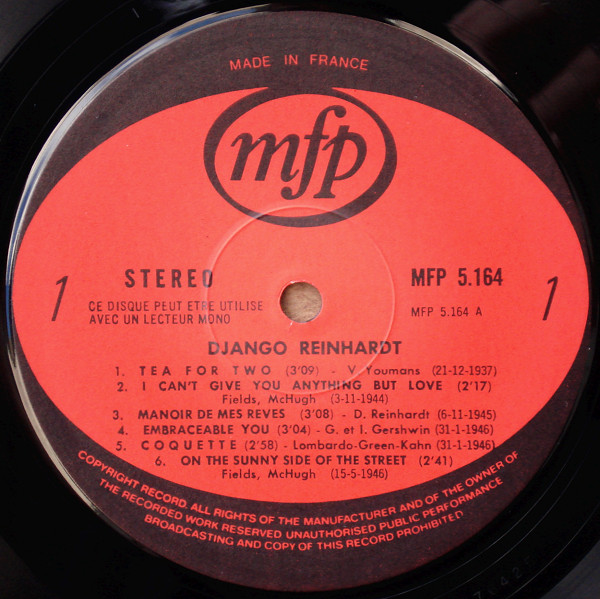 Django Reinhardt - Django Reinhardt (LP, Comp)