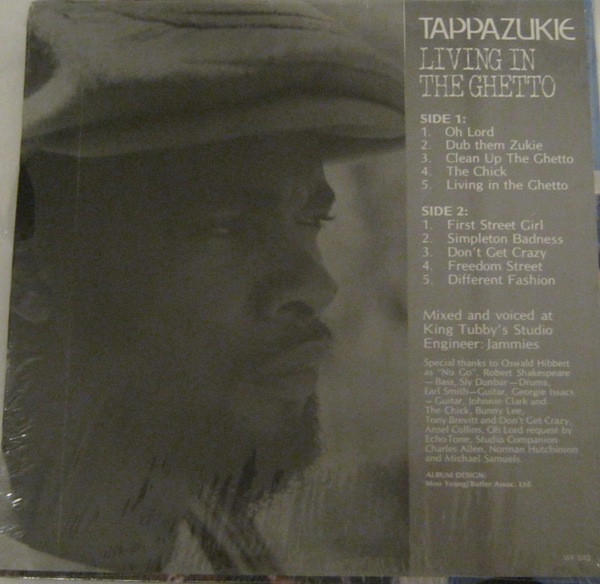 Tappa Zukie* - Living In The Ghetto (LP, Album)