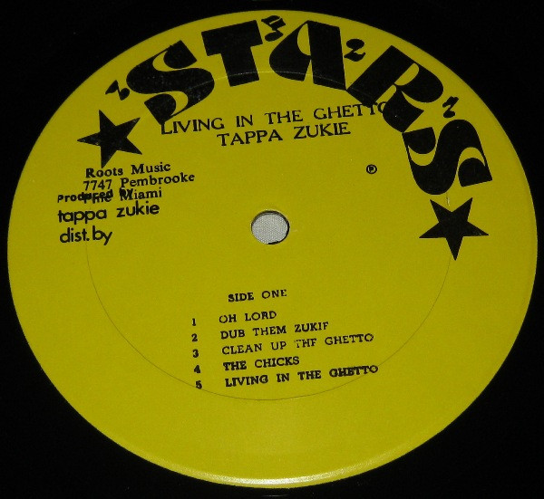 Tappa Zukie* - Living In The Ghetto (LP, Album)