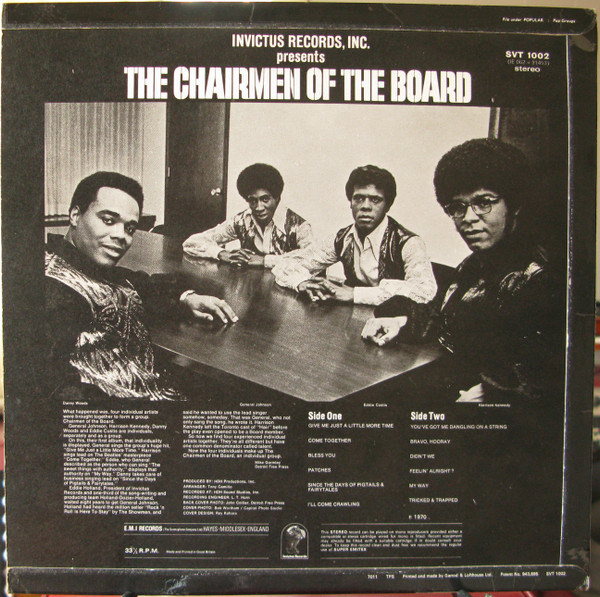 The Chairmen Of The Board* - The Chairmen Of The Board (LP, Album)