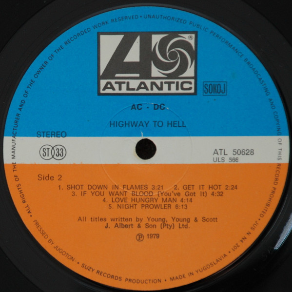 AC/DC - Highway To Hell (LP, Album)