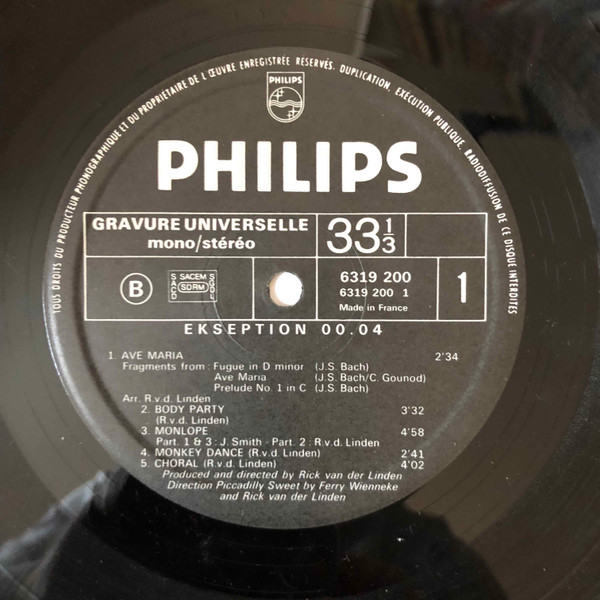 Ekseption, Royal Philharmonic Orchestra - Ekseption 00.04 (LP, Album, Gat)