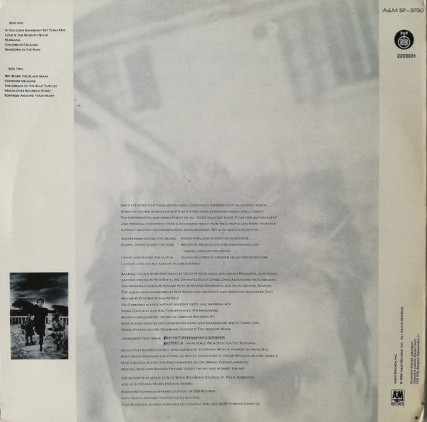 Sting - The Dream Of The Blue Turtles (LP, Album)