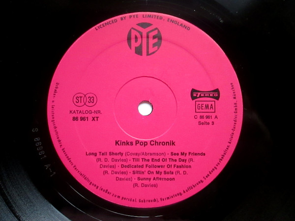 The Kinks - Pop Chronik (2xLP, Comp)