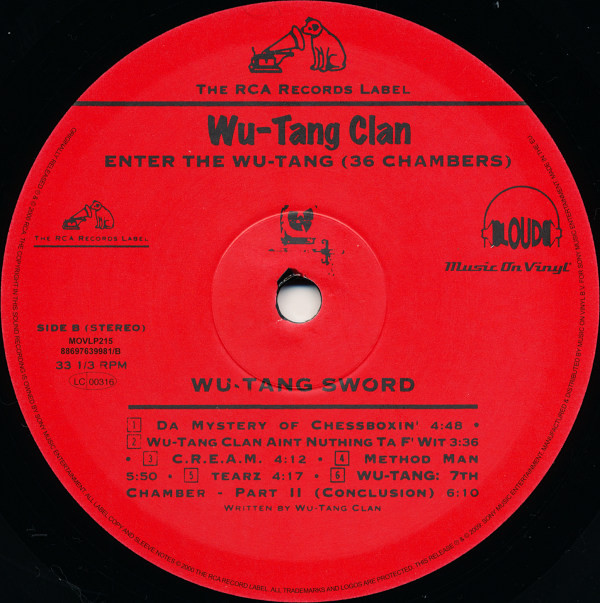 Wu-Tang Clan - Enter The Wu-Tang (36 Chambers) (LP, Album, RE, 180)