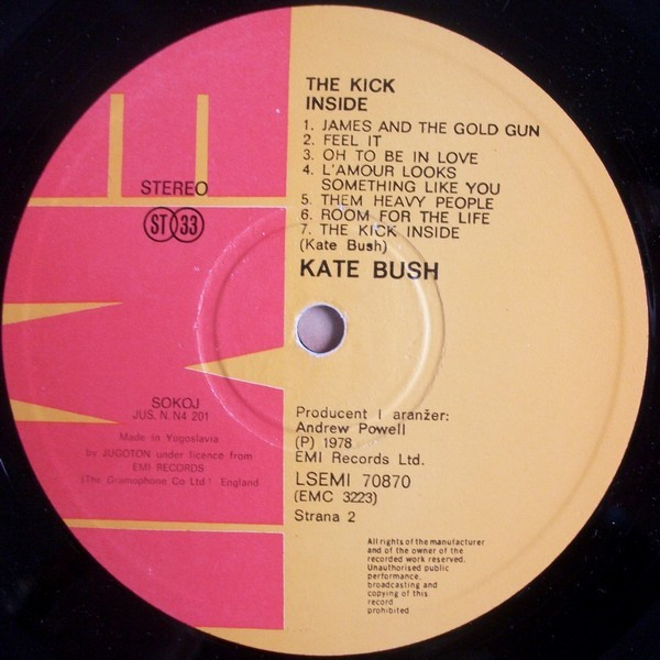 Kate Bush - The Kick Inside (LP, Album)