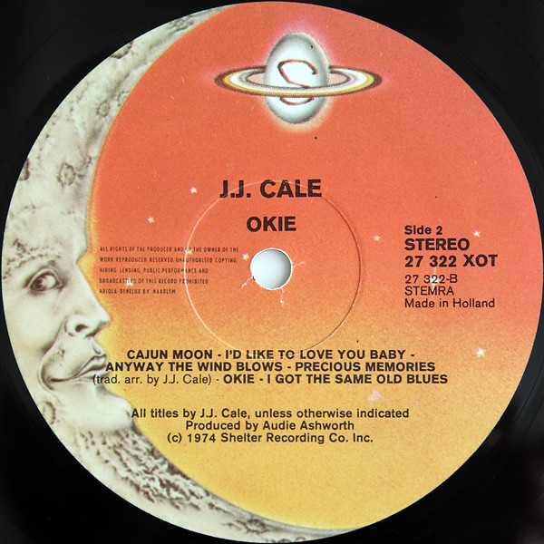 J.J. Cale - Okie (LP, Album, RE)