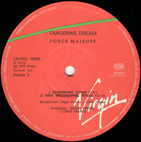 Tangerine Dream - Force Majeure (LP, Album)