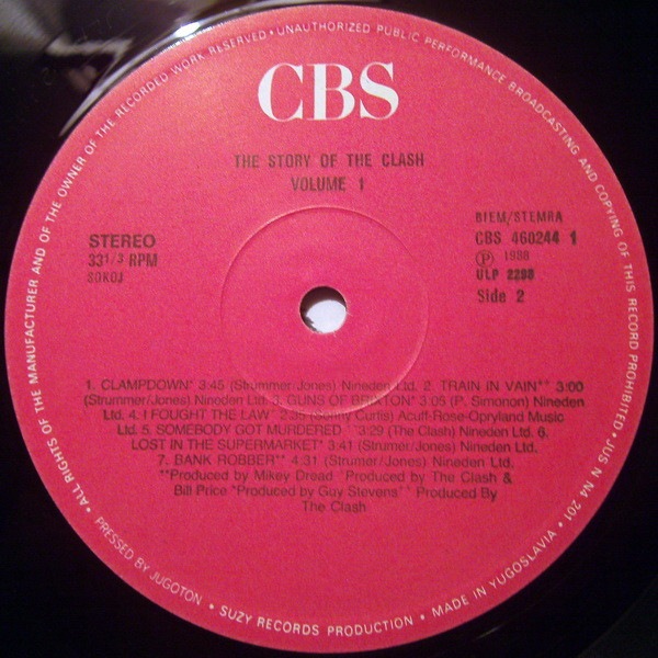 The Clash - The Story Of The Clash Volume 1 (2xLP, Comp)