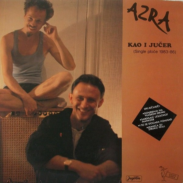 Azra (3) - Kao I Jučer (Single Ploče 1983-86) (LP, Comp)