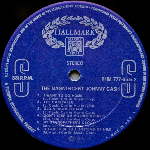 Johnny Cash - The Magnificent Johnny Cash (LP, Comp)